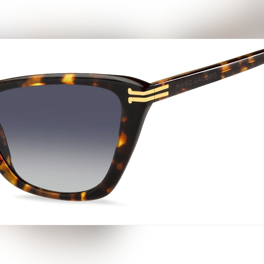Marc Jacobs MJ Womens Sunglasses 1095/S Havana/Grey Azure Gradient (NWT) - Picture 4 of 4